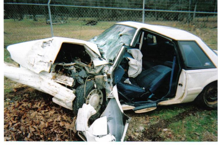 Tricia's Car After accident
